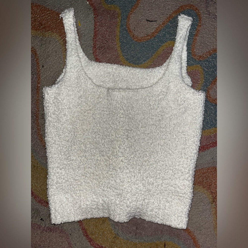 SKIMS Fuzzy Sherpa Cozy Sleeveless Top